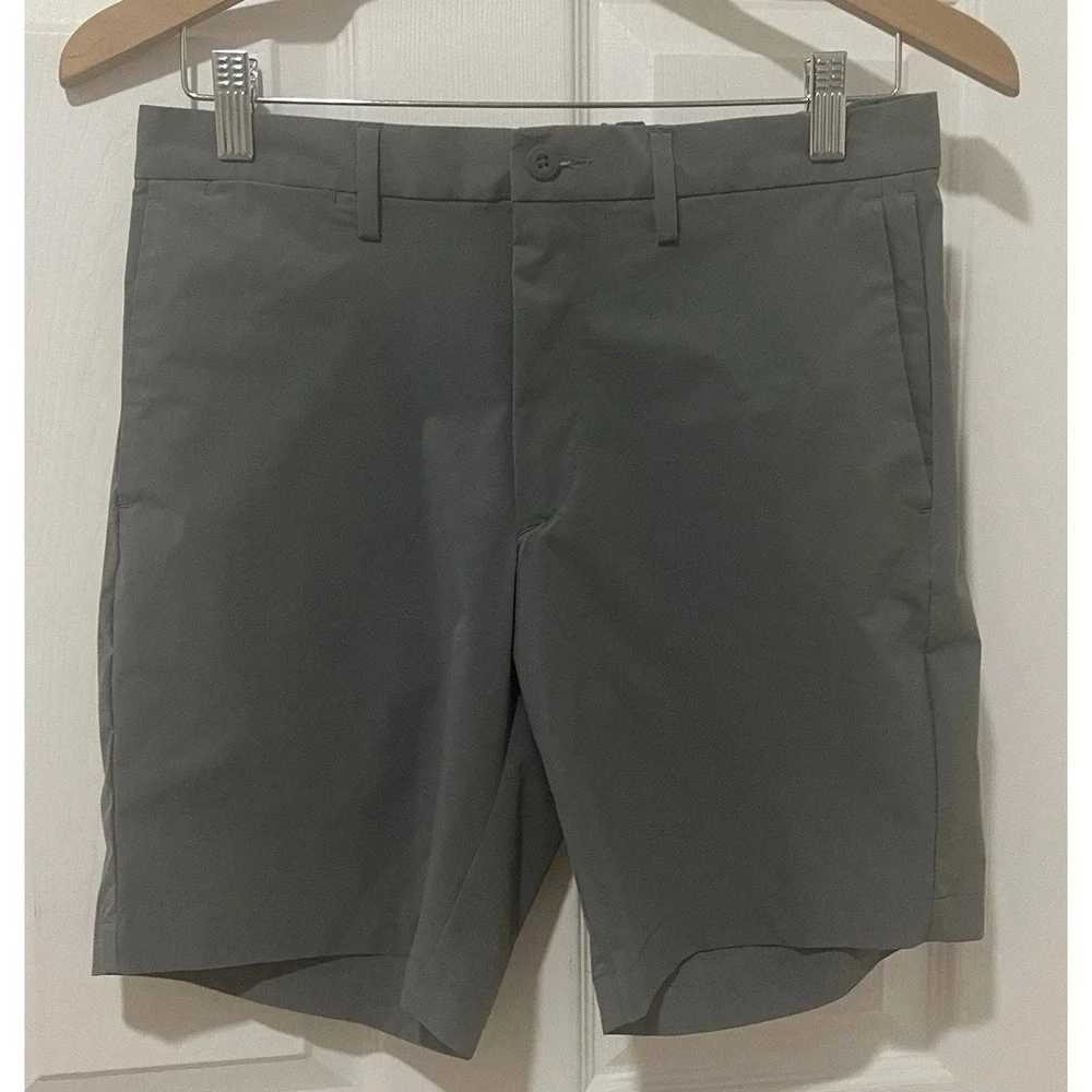 Polo Ralph Lauren Straight Fit Golf Shorts Gray Sz‎ 30 Performance Elastic Waist